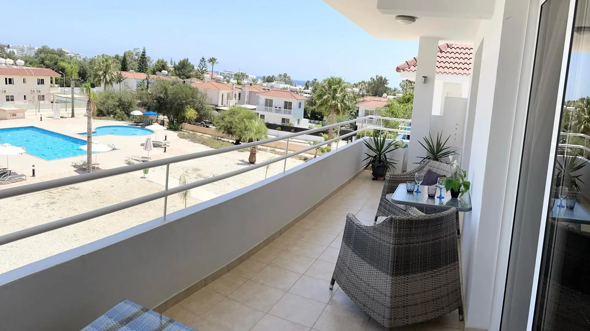 Nissi Beach Ayia Napa Pool View Apartment Large Terrace 450M From Nissi Beach 0*,